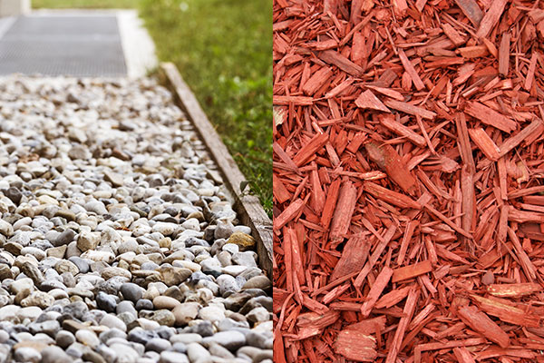 Mulch vs rock